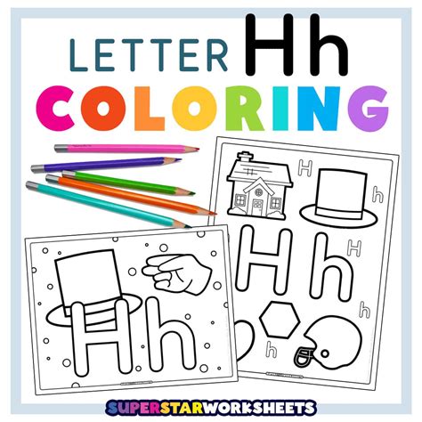 H Coloring Pages For Kids