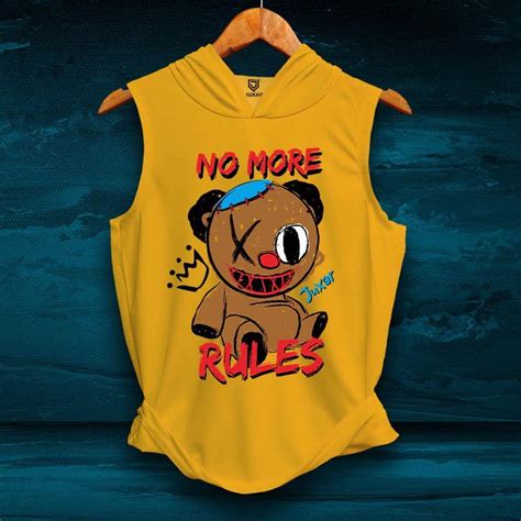 Workout Hoodie Sando for Men - No More Rules Sleeveless Hoodie | Juxar