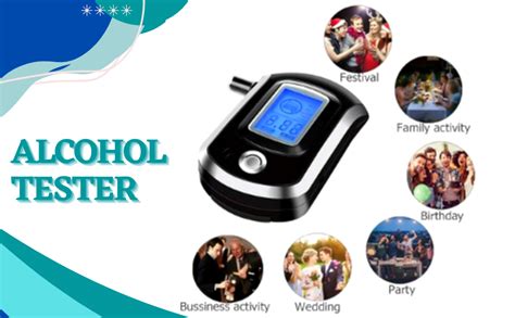 AROTEC Portable Breath Alcohol Tester Digital Alcohol Detector - High ...