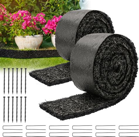 Amazon.com : Sekcen 2 Pack Rubber Mulch Mat Roll for Landscaping ...