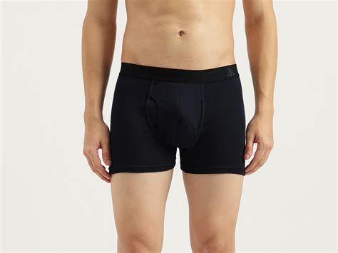 Men Solid Regular Fit Pack of 2 Ribbed Trunks – United Colors of ...