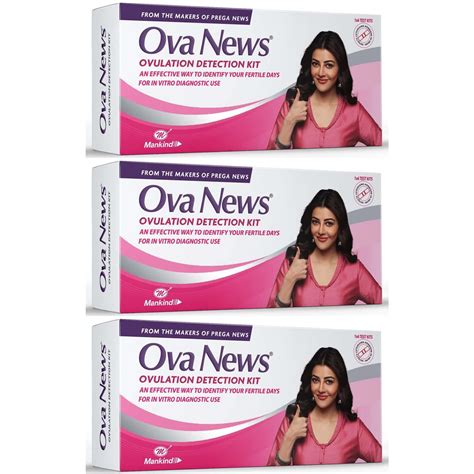 Buy OVA NEWS OVULATION DETECTION KIT BY MANKIND OVULATION KIT (18 TESTS ...