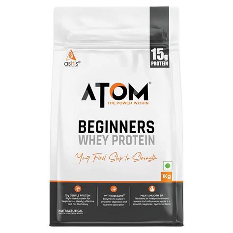 Buy AS-IT-IS ATOM Beginners Whey Protein 1kg | Accelerates Muscle ...