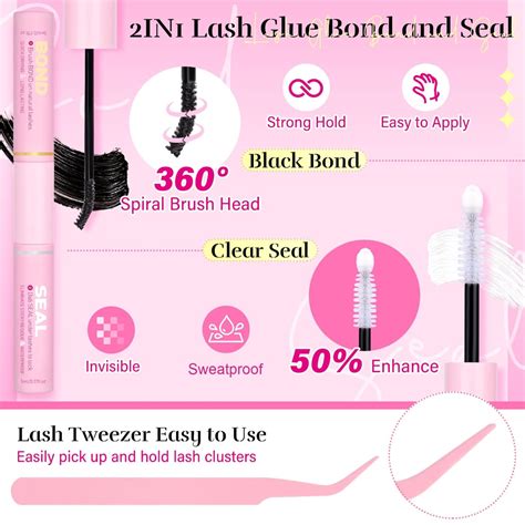 PHKERATA Natural Lash Clusters Kit Invisible Band Eyelash India | Ubuy