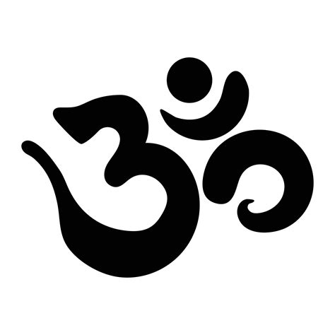 indio símbolo om, religioso firmar de hinduismo y budismo. práctica de yoga y mantra. sagrado ...