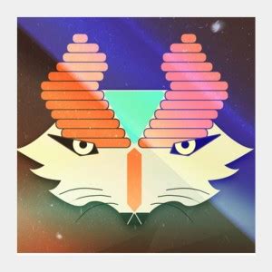 Galactic Mythical Fox Square Art Prints | Artist : Nitin Kapoor ...