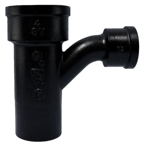 Charlotte Pipe 4-in x 2-in SV Cast Iron F/Pat Comb SV 00033 1200 at ...