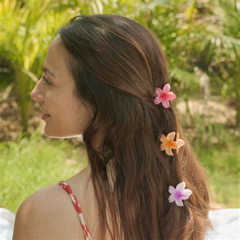 Flower Hair Claw Clips with Free Pouch - Set of 6 - Multi – Hair Drama ...