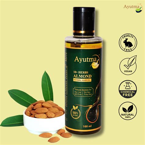 10+Herbs Almond Hair Oil (100ml) – Ayutma