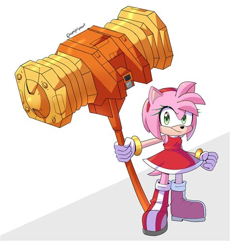 Amy Rose - Goldion Hammer by KyaraTheWolf on DeviantArt