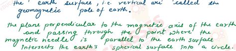 Class 12 ISC Physics Important Notes Chapter Magnetic Field and Earth ...