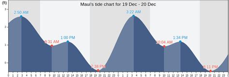 Maui, HI Tide Charts, High & Low Tide Table, Fishing Times | US