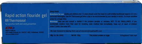 Buy NEW RA THERMOSEAL FRESH MINT FLAV GEL 100GM Online & Get Upto 60% ...