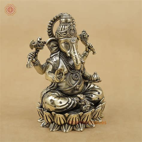 Brass Ganesh Fine, 4" – Dharma Statues