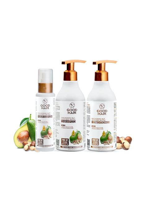 Get Macadamia Nut, Avocado, Biotin Serum, Shampoo & Conditioner- 700ml ...