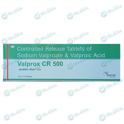 Valprox CR 500 mg Tablet