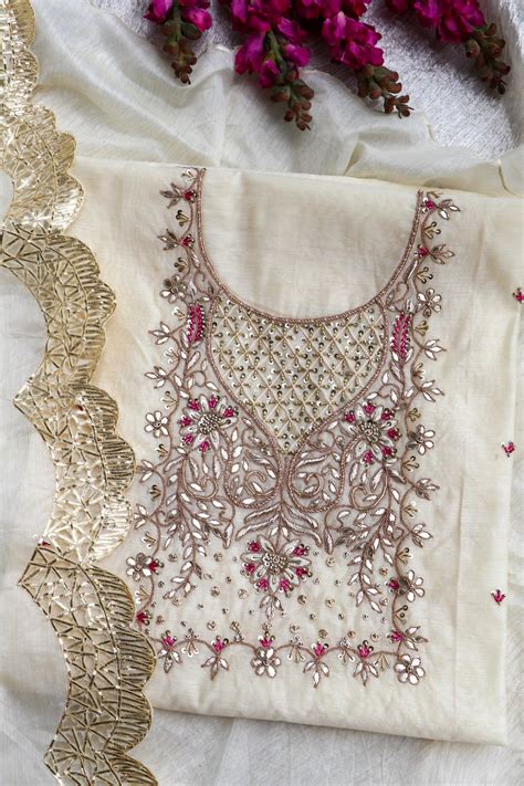 CREAM RAW SILK SUIT SET – IPSHRAA