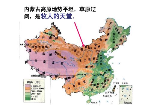 中国地图东西分界线展示_地图分享