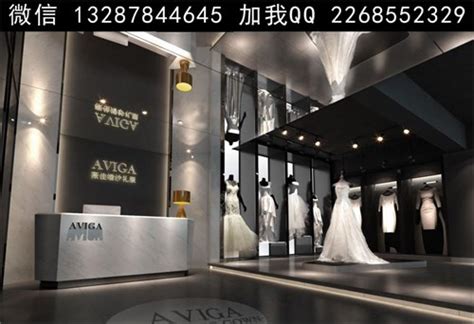 婚纱专卖店设计案例效果图_美国室内设计中文网