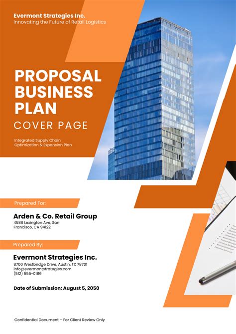 Business Plan Cover Page 的图像结果