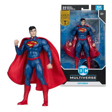 IN STOCK! McFarlane DC Multiverse Superman New 52 Gold Label 7 inch Ac ...