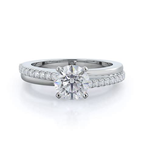Rising Accents Diamond Engagement Ring – WithClarity India