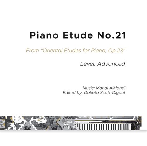 Piano Etude No.21 (out of 25 Etudes) by Mahdi al Mahdi - Dozan World