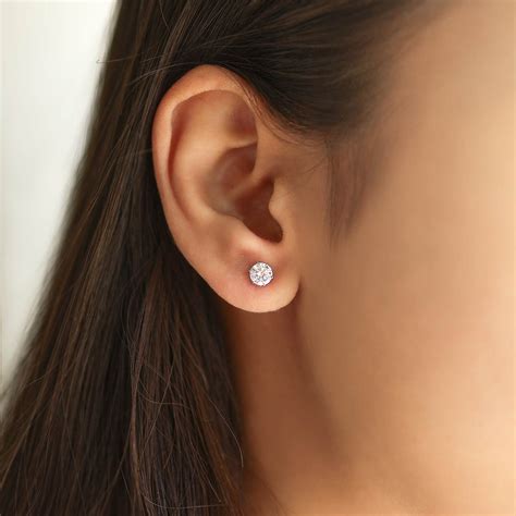 Buy 1 Carat Classic Solitaire Studs At Jewelbox