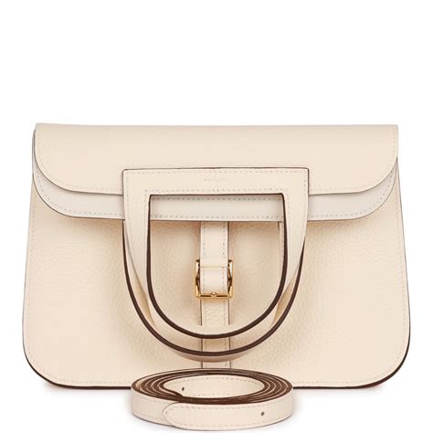 Hermès Halzan 25 Nata Clemence Gold Hardware – Alice Shield