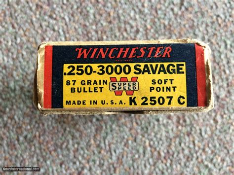 Winchester 250-3000 Savage Super Speed