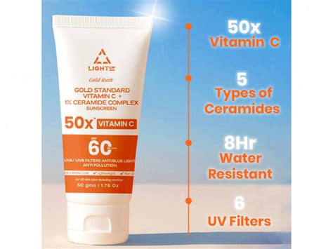 Buy Light Up Gold Rush Gold Standard Vitamin C + 1% Ceramide Complex ...