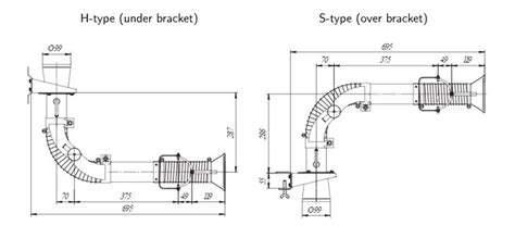 Dust extraction arm for non-combustible dust - LabArm