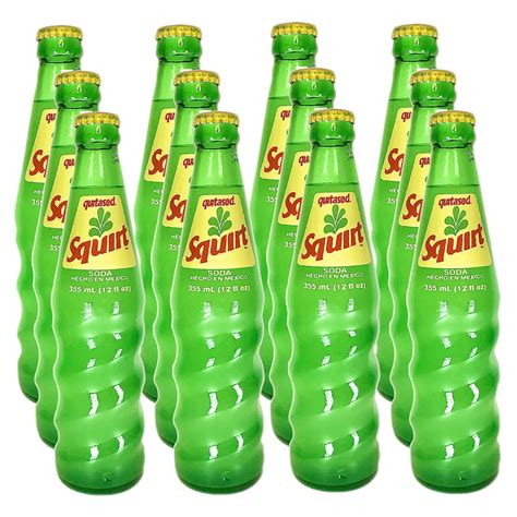 Buy Mexican SQUIRT Citrus Soda 1212 fl. oz. Glass Bottles 12-Pack ...