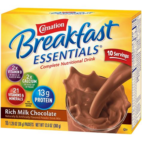 Carnation Instant Breakfast Nutrition Vs Ensure | Besto Blog