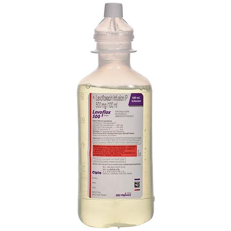 Levoflox 500 - Bottle of 100 ml Infusion : Amazon.in: Health & Personal ...