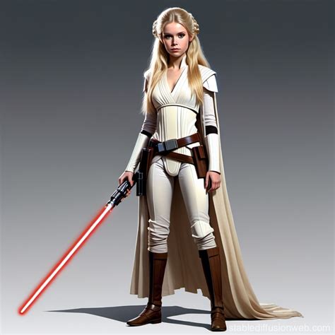 Blonde Female Star Wars Character | Stable Diffusion en línea