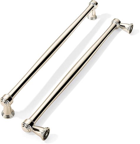 khtumeware 6 Pack Polished Nickel Cabinet Pulls 10 Inch(256mm) Hole ...