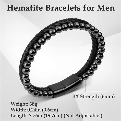 Men's Magnetic Hematite Bracelets | Relieve Pain and Look Great | Free ...
