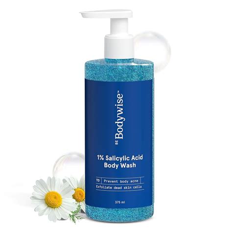 Be Bodywise 1% Salicylic Acid Body Wash For Cleanse Skin, Unisex 375ml | eBay | Salicylic acid ...