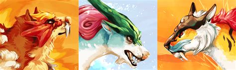 Raikou Entei And Suicune