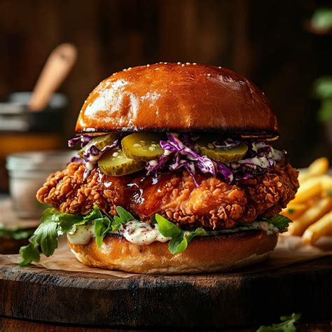 QUICK & Crispy Hot Honey Chicken Sandwich - Meatydelights