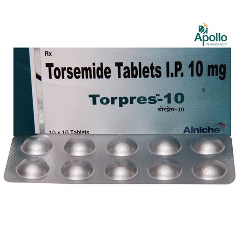 TORPRES 10MG TABLET Price, Uses, Side Effects, Composition - Apollo ...