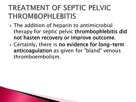 Septic Thrombophlebitis Treatment Duration at Grace Aguilar blog