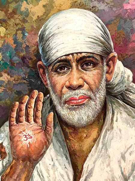 Shirdhi Sai Baba - Spiritual Art Painting - Art Prints by Raghuraman ...