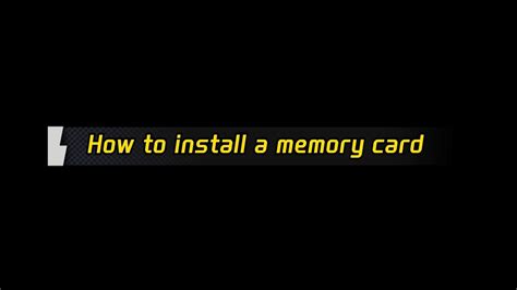 Memory Card Installation 的图像结果