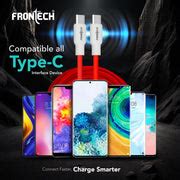Buy Frontech USB Data Cable 65W Type C Fast Charging 1M Durable ...