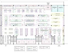 autocad layout plan with blocks for grocery mart | Freelancer
