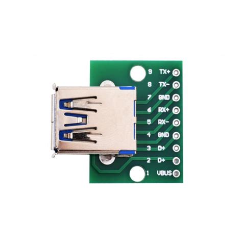 USB 3.0 Transfer Flat Line USB Adapter Plate Converter Board Seat Female -1