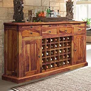 Packwood Solid Sheesham Wood Bar Cabinet. Bar Furniture : Amazon.in ...