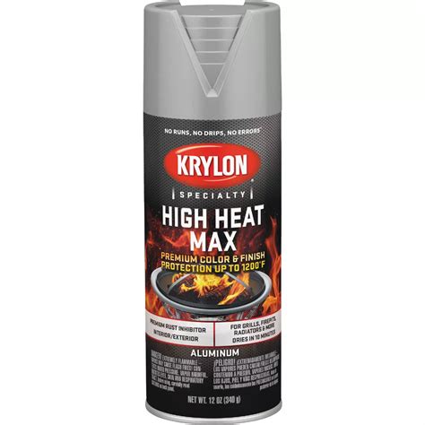 Krylon Max 12 Oz. Aluminum High Heat Spray Paint | Do it Best